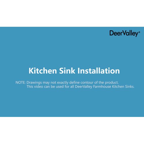 Deervalley Harvest 30 L X 20 W Farmhouse Kitchen Sink With Sink Grid